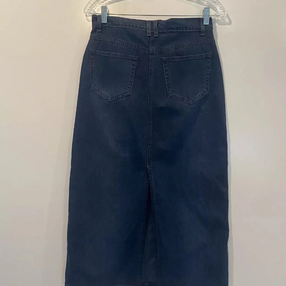 Marks & Spencer Denim Jean Midi‎ Skirt Womens Size 6 (1105) - Picture 2 of 5